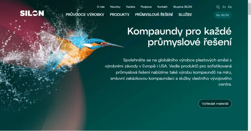 Ukázka webu silon.eu
